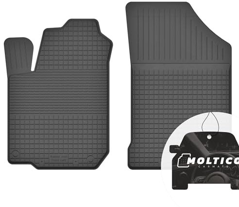 moto-MOLTICO Vorne Gummimatten Auto, 2-teiliges Set, Allwetter Gummi Fußmatten mit Rand, Antirutsch & Wasserfest Autoteppiche - passend für Peugeot 308 SW II ab 2013