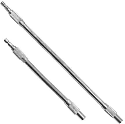 Alnicov 2 Pcs Flexible Extension Screwdriver Drill Bit Shaft Holder Connecting Link for Electronic Drill Screwdriver