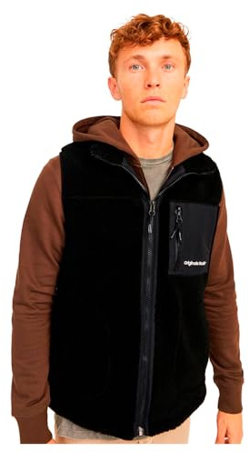 JACK&JONES JORVESTERBRO Teddy AW24 NOOS Gilet da uomo, nero, L, Nero, L