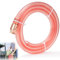 Nutmanel Bomba de Sifón Manguera de Sifón de Combustible Hose Pump para Acuario, Transferencia de Agua, Mezclador Gas, Gasolina, Diésel,Naranja