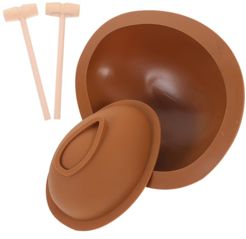 PRETYZOOM 1 Set Stampo Cioccolato Di Pasqua Stampo per uova 3D di stampo a forma di di Pasqua stampo di cioccolato per uova in silicone di grandi dimensioni