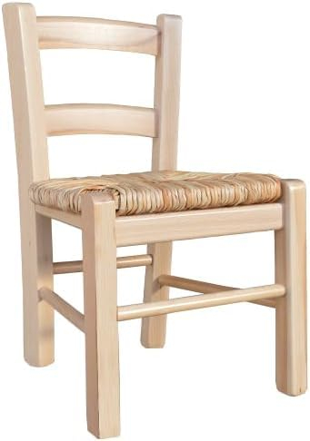 Stuhl für Kinder, Baby, niedrig, Kind, Holz, bunt, Restaurant, Küche, Stroh (6, natürlich)