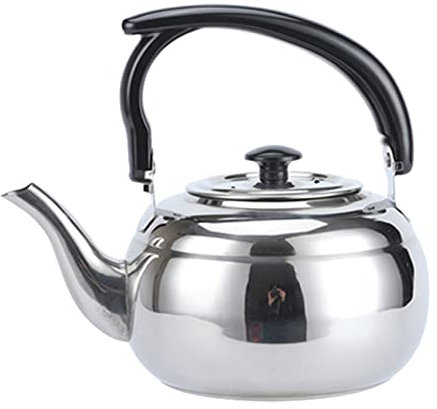 CTCOIJRN Cafetière Théière en Acier Inoxydable Pot Exquis Petite Bouilloire Fleur théière ménage Poutre de Levage Pot cafetière épaissie cuisinière à Induction