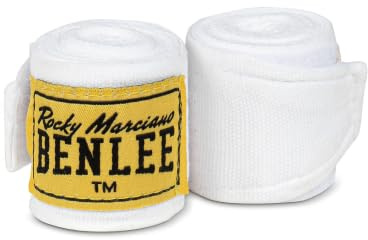 BENLEE Boxbandagen, elastische Boxbandagen aus Baumwolle mit Daumenschlaufe | Handbandagen für Boxen, Kickboxen, MMA und das Training am Boxsack, Klettverschluss, faltenfreie Passform, maschinenwaschbar