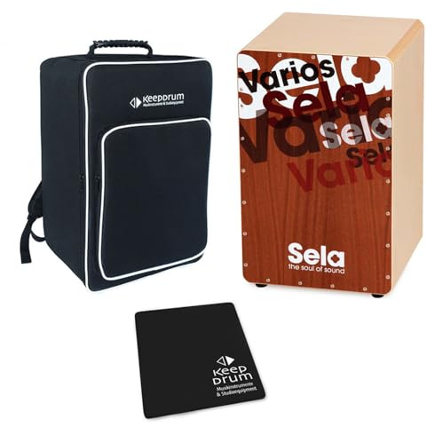 Sela SE013 Varios Cajon mit keepdrum Tasche und Sitzpad