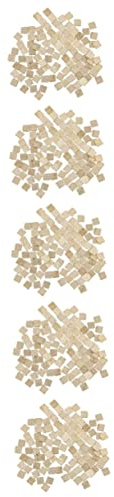DOITOOL 5 Set Di Pasta Per La Saldatura in Argento Per La Creazione Di Gioielli Kit Di Saldatura in Argento Pretagliato Per La Riparazione Di Gioielli 100 Pezzi * 5