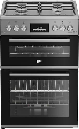 Beko 60cm Gas Cooker - Silver - A Rated