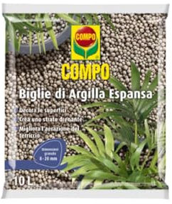 La zappa Lt 10 argilla espansa per drenaggio piante e vasi pacciamante naturale