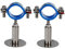 SHINEOFI 2Piezas Soporte De Manguera Ajustable De Inoxidable Clip De Tubo Resistente Corrosión Para Interiores y Exteriores De Piezasφ