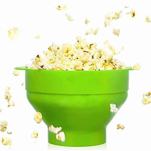 TARSHYRY Popcorn à Ondes Popper, Popcorn Maker Pliable avec la Poignée Popcorn Popcorn Popcorn Popcorn pour Four et Four à Ondes