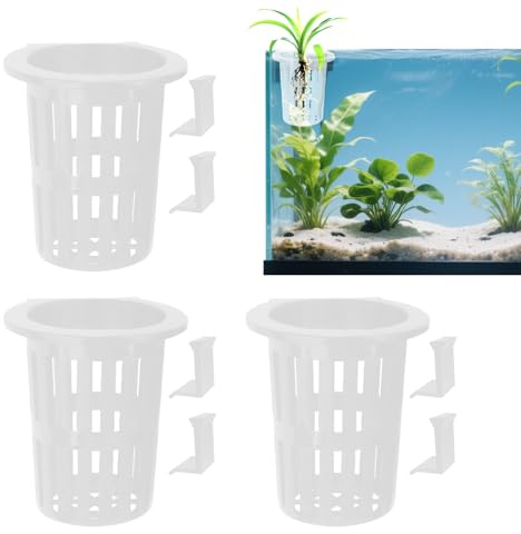 ZunetsUtock Fischbehälter Pflanzenhalter - Aquarium Pflanzenhalter - Aquarium Stability Halter, Floating Pot | Dekoratives Zubehör für Süßwassertanks, Staubvase, hydroponischer Anbau, aquaponic