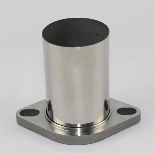 Terminale di Scarico Tubo Di Collegamento Universale Accessori Per Auto Flangia Tubo Marmitta Scarico Acciaio Inox Saldatura(04)