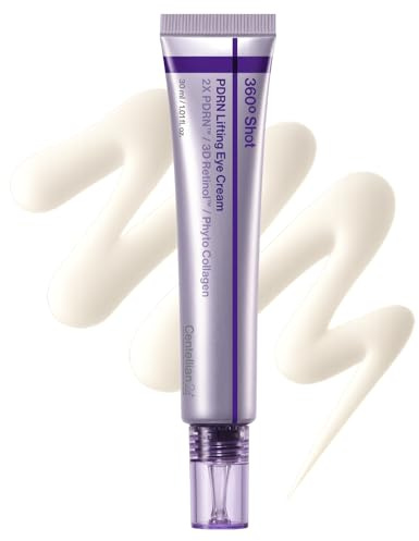Centellian24 360 Shot PDRN Firming Eye Cream 30ml (1.01 fl oz) – Anti-Aging Retinol Eye Cream for Hooded Eyes, Wrinkle Smoothing, Firming Hydrating Care for Under-Eye Bags, Crow’s Feet & Dark Circles