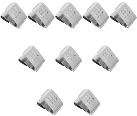 Angoily 10 Plaques à Ressort pour Batterie AA en Acier, Contacts Positifs et Négatifs pour Télécommandes et Lampes Torches, Ressorts de Contact Haute Conductivité pour Remplacement Fiable