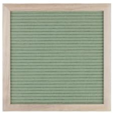 3pcs 10x10 Inch Letterboard Letters Felt Letter Board Corkboard Home Decor Oak Wood Message Boards Convey Information for Walls and Home(Green)