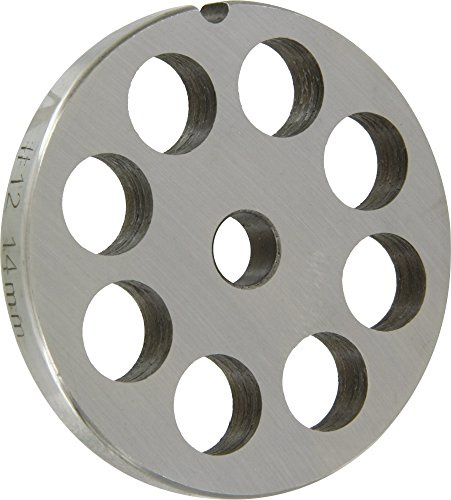REBER PIASTRA TRAFILA PIASTRA TC. 12 D. 14 ACCIAIO TEMPERATO NON INOX per tritacarne elettrico n.12 diametro fori:14 millimetri