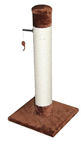 Ebi 431-429174 Kratzbaum Post, 38 x 38 x 80 cm, schwarz