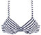 Venice Beach Bikini Oberteil Mix-Kini, weiß-marine, B36