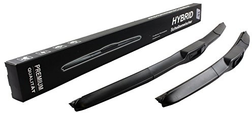 530mm 450mm HYBRID Scheibenwischer Wischerblätter Set Scheibenwischerfür Frontscheibe mit Hakenbefestigung.