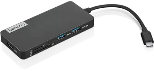 Lenovo USB-C 7-in-1 Hub, Schwarz