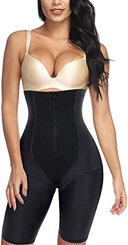 CHUMIAN Culotte Gainante Femme Ventre Plat Taille Haute Panty Gainant Amincissante Cuisse Sculptante Shorts Minceur Shapewear (Noir, XXL)