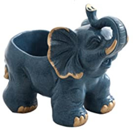 MDROGKUX Estatua de Elefante de pie, Hotel, Sala de Estar, Mesa de Centro, Estudio, Dormitorio, Oficina, Escritorio, Almacenamiento, decoración, Regalo