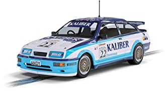 Scalextric C4343 1:32 Ford Sierra RS500 BTCC 1988#22 HD - Slotcar, Rennbahn, Auto für Rennbahn, Rennbahnauto, Rennbahn für Kinder, Kinderspielzeug, Zubehör für Kinderrennbahnen