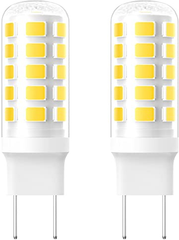 G8 LED Bulb Dimmable,50W Microwave Light Bulbs Replacement for GE Over The Range Microwave Hood,Kitchen Over Stove Light/Surface Light Bulb,Replaces WB08X10057,120V 5W 550LM,Warm White 3000K,2 Pack