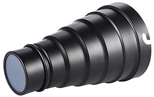 ERYUE Snoot with Honeycomb Grid 5pcs Color Filter Kit Replacement for Elinchrom/Impact EX/Calumet Genesis/Interfit EX Flash Strobe