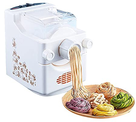 MOLVUS UK Plug Automatic Electric Noodle Machine Pasta Pressing Machine Home Vegetable Dumplings Leather 160W Dough Roller Machine (Color : MTJ 168D, Plug Type : AU)