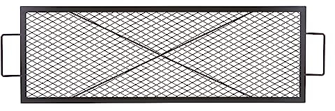 VEVOR Griglia per Barbecue in Acciaio Rettangolare 111x38cm, Portata Max. 20 kg, Materiale Utensili per BBQ, Staffa a Forma di X per Barbecue Braciere, Picnic, Campeggio, Viaggio, Giardino, Cortile