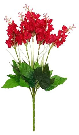 TVIVID Künstliche Blumensträuße Glyzinie Hyazinthe Gefälschte Bulk Hortensien Blumen Künstliche für Dekoration Lebensechte Kunstblumen