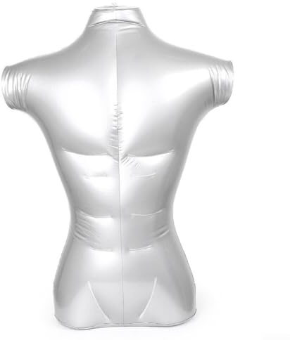Aufblasbare Schaufensterpuppe mit 5 cm Befestigungsloch, für Oberteil, Halskette, Schmuck, Schal