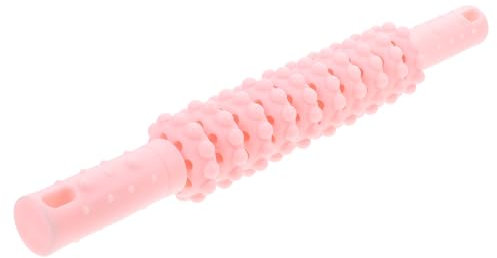 FRCOLOR Leg Muscle Massager Roller Massage Stick for Yoga Fitness Back Massager Pp Steel Construction Easy to Use Travel Friendly