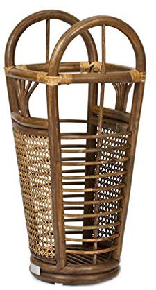 JKJZSALJ Umbrella Stand, Drain Tray Umbrella Stands Rack Rattan Umbrella Rack Wicker Holder Basket Umbrella Stand Indoor Yellow Rattan Compatible With Entryway Organizer Holder St