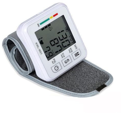 Lvozize Tensiomètre au poignet, Tensiomètre Poignet Réglable Mesure Entièrement Automatique Facile à utiliser Tension Artérielle Poignet - Pour 2 utilisateurs