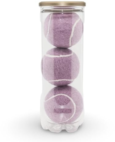 Price's 3 Tennisbälle, Violett, hergestellt in Großbritannien (1 x 3 Bälle)