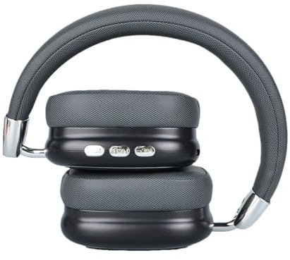 Duroecsain Casque Audio Circum-Aural,Casque Supra-Auriculaire avec Intégré | Écouteurs Léger pour Streaming Voyage Bureau Entraînement Fitness