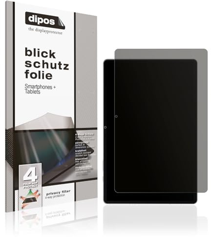 dipos I Blickschutzfolie kompatibel mit Samsung Galaxy Tab S10 Ultra Display-Schutzfolie matt mit 4-Wege Sichtschutz-Effekt