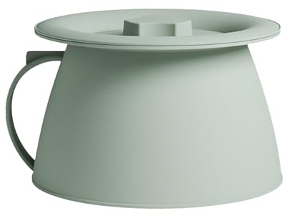 Seau urinoir portable | Pot urinoir portable de 1,5 l avec couvercle et poignée pour le camping – Seau de chambre pour, fille, adolescent, fils, femme, adolescent, garçon, fille, épouse, amis