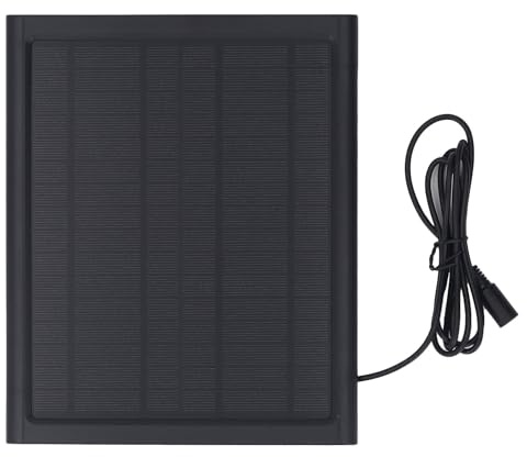 Hyuduo Solarpanel-Ladegerät, 6 W Effizientes Monokristallines Silizium-Solarbatterie-Erhaltungsset für Auto, Motorrad, Wohnmobil, Anhänger