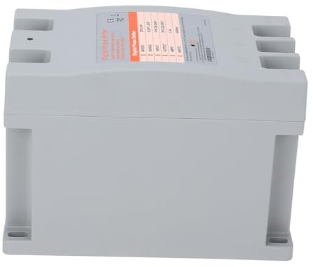Fauitay Convertidor de Fase Digital Desplazador de Fase Convertidor Monofásico a Trifásico 1PH a 3PH con Tamaño Compacto para Motores de Inducción Trifásicos de CA