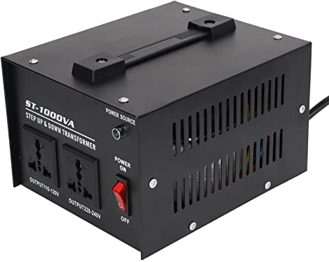 YWBL-WH Transformador Reductor Elevador de 1000 W, Convertidor de Voltaje de 110 V a 220 V 220 a 110 con Protección contra Sobrecarga y Sobrecorriente, para Secadores de Pelo,