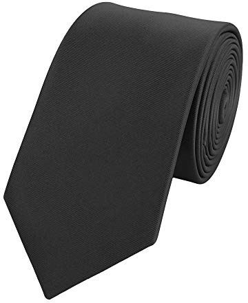 Fabio Farini - Herren Krawatte 6cm Breite einfarbig - elegante Unifarben Männer Schlipse für jeden Anlass wie Hochzeit, Konfirmation oder Business