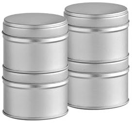 4er Pack kleine Gewürz-Dosen mit zusätzlichen Innendeckel, für optimalen Schutz und Frische, stapelbar, aus hochwertigen Material