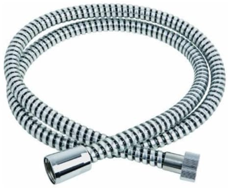 Schläfer 807390 | Brauseschlauch 125 cm Länge Kunststoff verchromt Extrem Belastbar 1/2 Zoll Anschluss Duschschlauch Ersatzschlauch für Dusche & Badewanne Metaflex duschschlauch 1.25m, Metalleffekt
