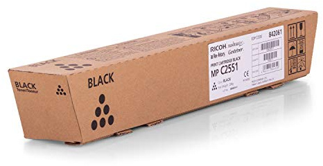 Ricoh MPC2051 Black Toner für Laserdrucker 10000páginas schwarz – Tonerpatrone (Patrone, schwarz, laser, Ricoh Aficio C2051/C2551, Schwarz, 5 – 35 °C)