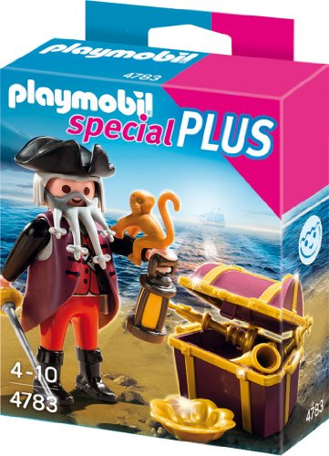 PLAYMOBIL 4783 Pirat mit Schatztruhe