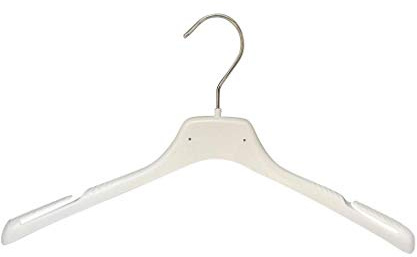 Kiroplast 25 Kleiderbügel für Hemden, Kunststoff, T-Shirt, Schulter, mit Klappe 38 cm