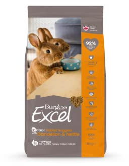 Excel Burgess Indoor Rabbit Nuggets, 1.5 X 4